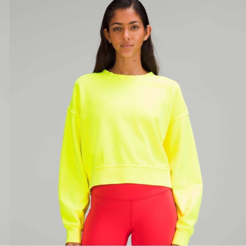 Lululemon Perfectly Oversized Cropped Crewneck Sweatshirt